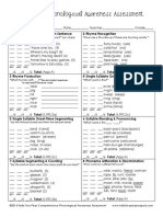 Phonologicalawarenessassessmentafoundationalreadingskillsdiagnostictool