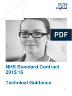 NHS Standard Contract 2015 16 Technical Guidance