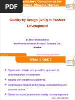 DR N Dharmadhikari - QBD in Product Development