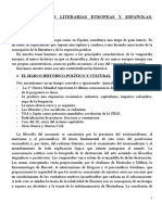 TEMA 62 - Las Vanguardias Europeas y Españolas. Relaciones