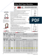 Crosby G-2140 Alloy Shackle Product Sheet