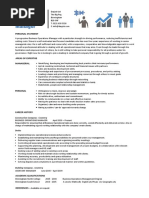 Business Operations Manager Resume 2