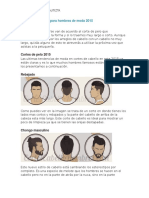 3 Cortes de Cabello para Hombres de Moda 2015