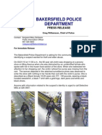 Bakersfield Police Department: Press Release