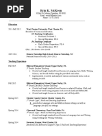 Erin Mckeon Resume Hs