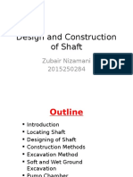 Design and Construction of Shaft