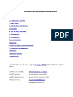 Aplicaciones Financieras de Excel Con Matematicas Financieras