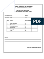 Clinical Diary Evaluation 1