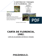 Carta de Florencia 1982