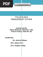 College Bus Final Report