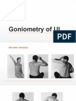 Goniometry of UL