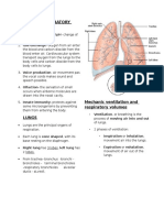 Functions of The Respiratory Syste