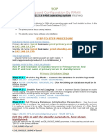 SOP DG 11g Configuration by Active DB