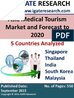 Asia Medical Tourism Market and Forecast To 2020