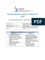 5th Year DCG Interpenetration Scheme of Work