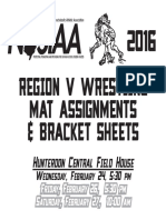 Region 5 Brackets and Mat Assignments