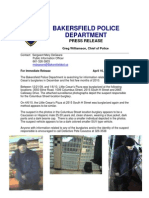 Bakersfield Police Department: Press Release