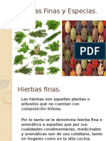 Hierbas Finas y Especias