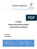 Dimensionnement Des Installations Courants Forts Et Courants Faibles