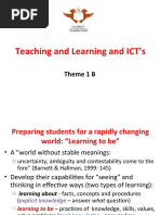 Theme 3 Teaching and Learning 1B