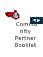 Community Partner Booklet