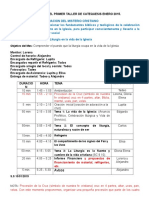 Programa Del Primer Taller de Catequesis Enero 2015.docx2