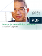 Présidentielles 2016: Projet de Société Zinsou Lionel