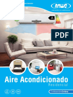 Catalogo de A/A Anwo Tipo Residencial