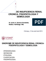 Sindrome de Insuficiencia Renal Cronica Fisiopatologia y Semiologia