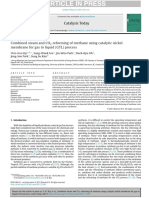 Combined Steam and CO Reforming of Methane Using Catalytic Nickel Membrane For Gas To Liquid (GTL) Process