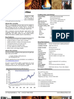 ETFS Fact Sheet-Gold Bullion Securities