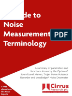 A Guide To Noise Measurement Terminology