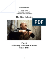 The Film Industry: AS Media Studies Study Notes Unit G322 Section B Audiences and Institutions