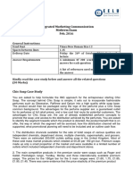 IMC Midterm Case Study