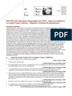 2010-04-18 Human Rights Alert - Final Submission To The United Nations For The 2010 Universal Periodic Review of The US S