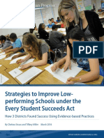 Strategies To Improve Low-Performing Schools Under The Every Student Succeeds Act