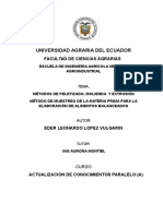 Peletizado y Extrusado