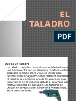 EL TALADRO Mecanica de Materiales