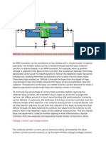 NPN BJT With Forward-Biased E-B Junction and Reverse-Biased B-C Junction