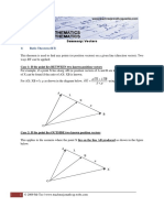 1) Ratio Theorem (RT) : Case 1: If The Point Lies BETWEEN Two Known Position Vectors