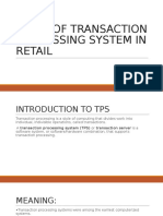 Types of Transaction Processing System in Retail