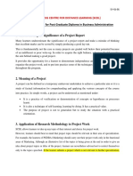 SCDL 2014 PGDBA Project Report Guideline PDF