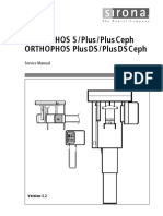 Sirona Orthophos Plus Dental X-Ray - Service Manual PDF