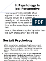 October 24 - Gestalt Psychology