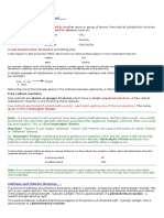 Organic Chemistry Summary Reactions