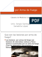 Lesiones Por Arma de Fuego