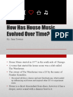 Sam Towner House Music Evolution