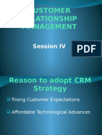 Customer Relationship Management: Session IV