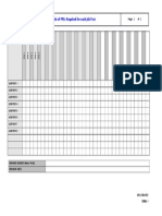 Table of Ppes Required For Each Job Post: Ihs-1-004-R01 Edition 1