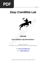 Easy Crambible Lab: Oracle Database 10G:Administration I